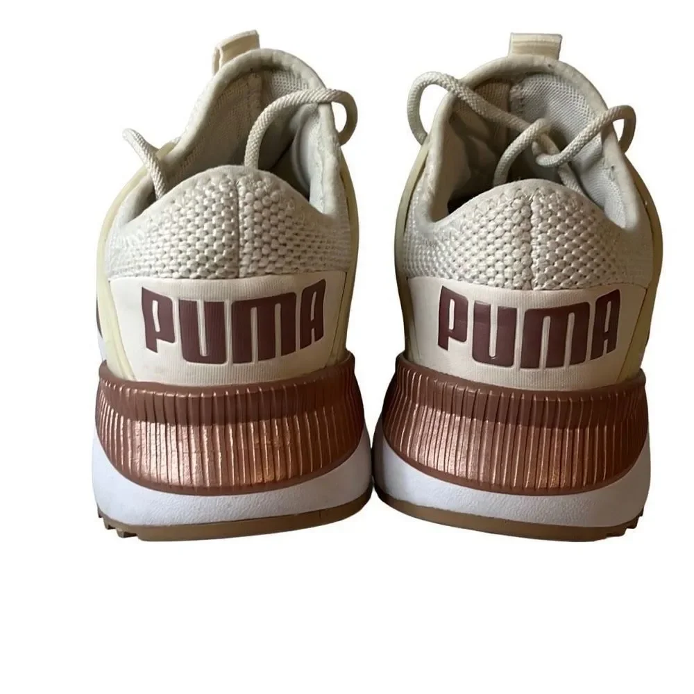 PUMA Pacer Future women's ivory athletic sneakers sz 7 gym running casual‎